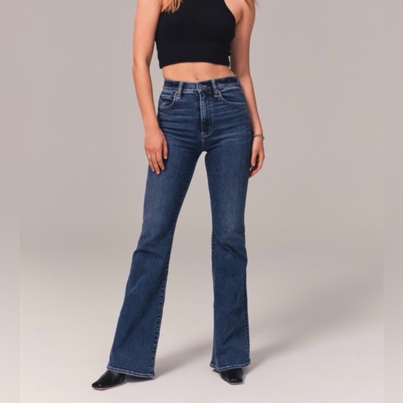 Abercrombie & Fitch Denim - Abercrombie & Fitch Ultra High Rise Flare Jean size 29 medium wash
